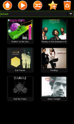 Knots2 Client with a mp3 playlist